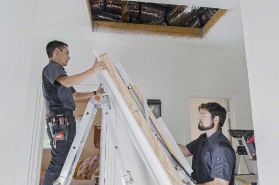 attic ladder installation